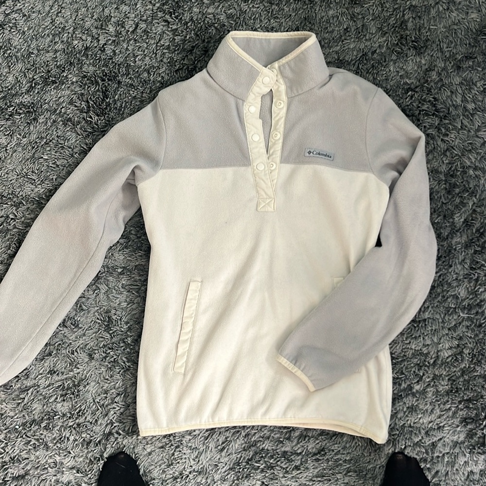 Columbia button up sweater